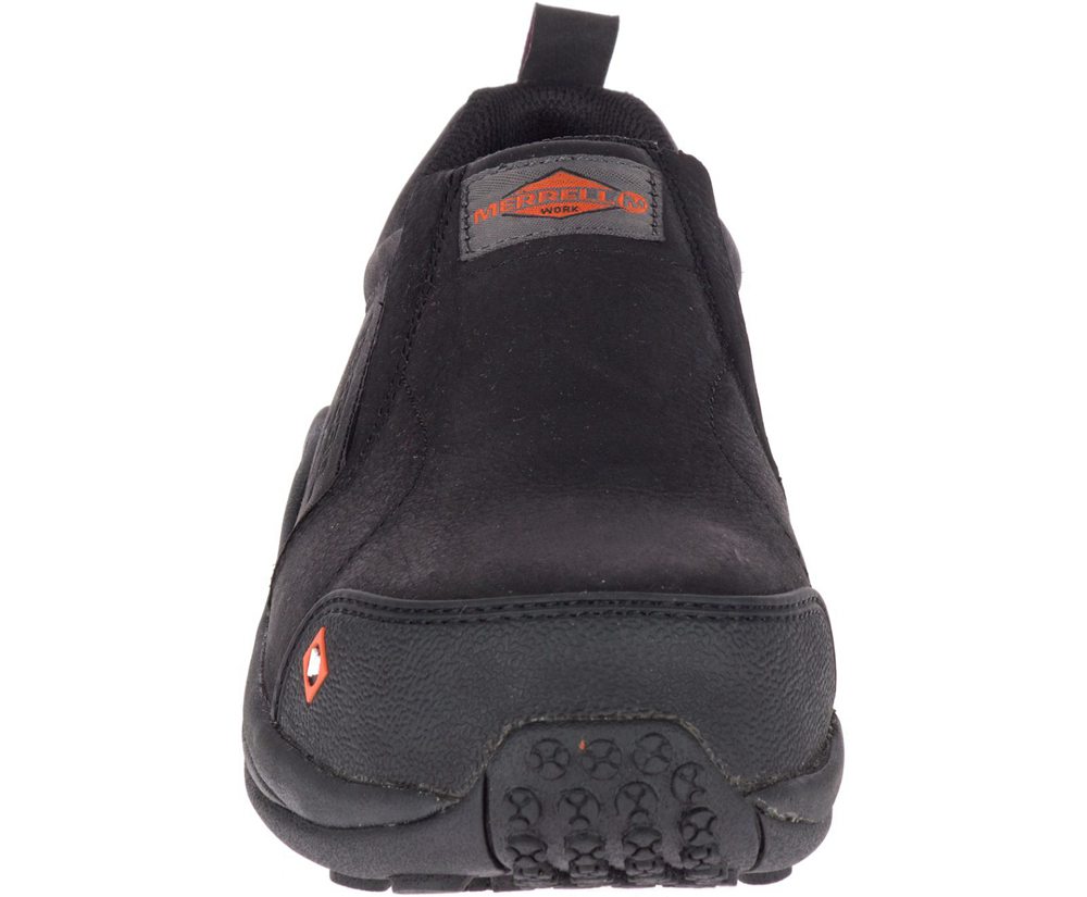 Merrell Slip Ons Black - Jungle Moc ESD Comp Toe Work - Womens 64EPVXJGC